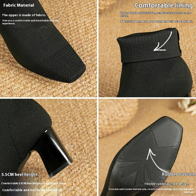 Bottines Chaussettes